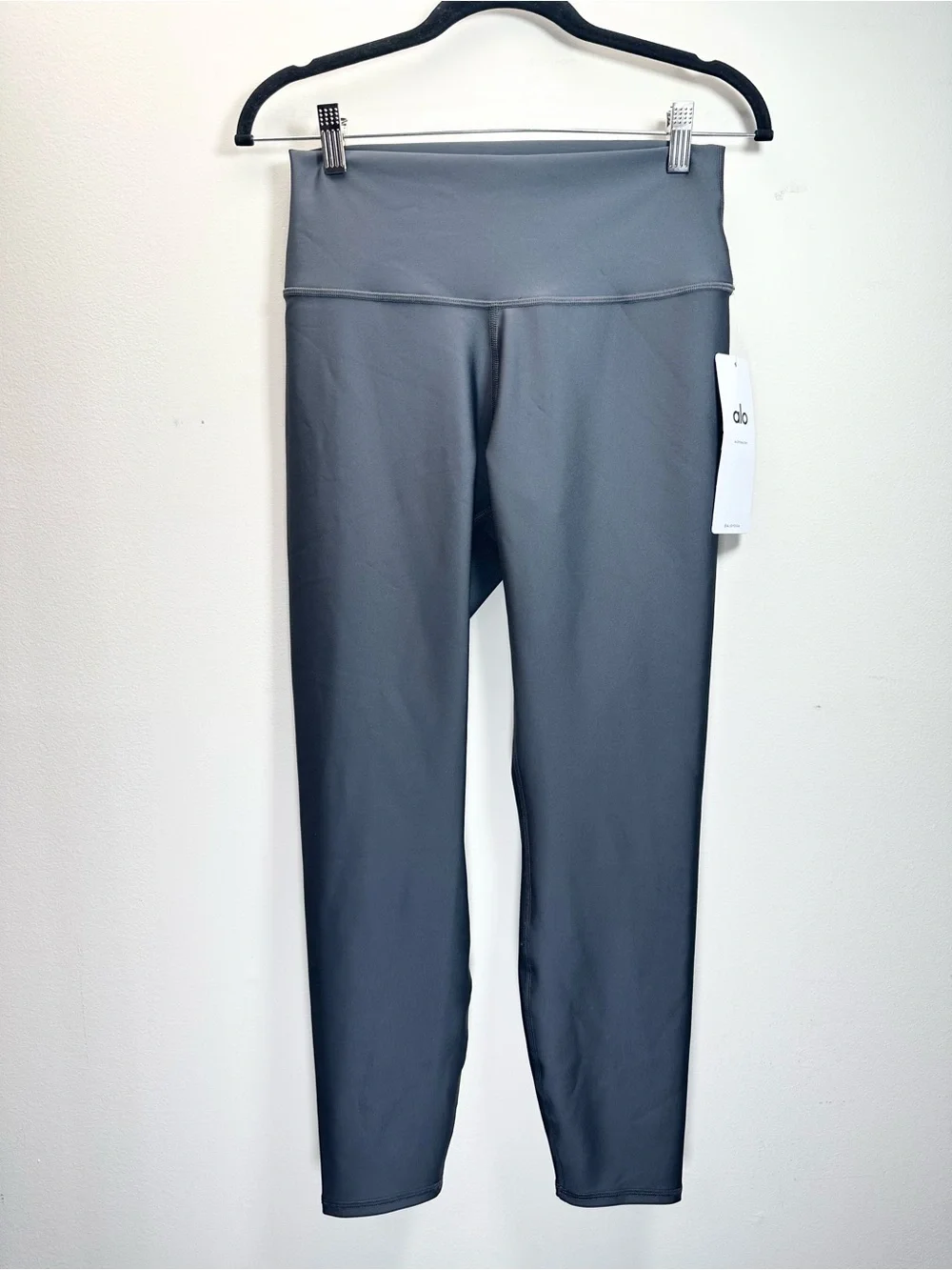 ALO Yoga 7/8 High-Waist Airlift Legging, Anthracite Dark Gray, Large NWT